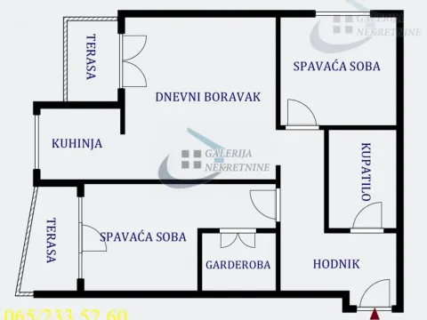 Prodaja, trosoban stan, 60m², Južni Bulevar, Vračar Sve Podlokacije - image 5