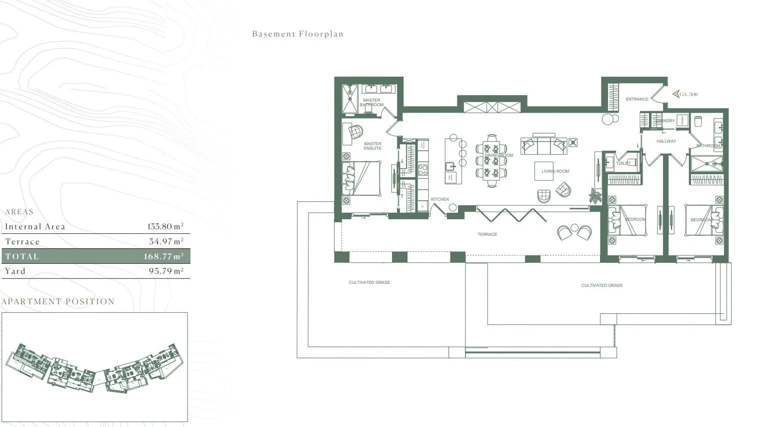 Sale, three bedroom apartment, 168m², Luštica, Tivat