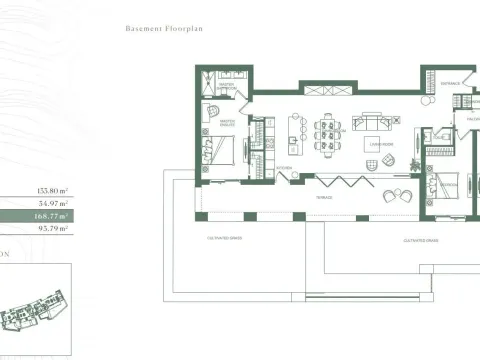 Sale, three bedroom apartment, 168m², Luštica, Tivat - image 13