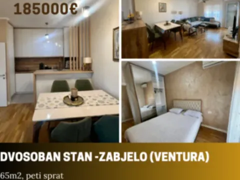 Prodaja, dvosoban stan, 65m², Zabjelo, Podgorica - image 1