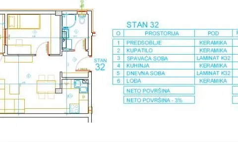 Sale, one bedroom apartment, 38m², Palilula, Niš - image 2