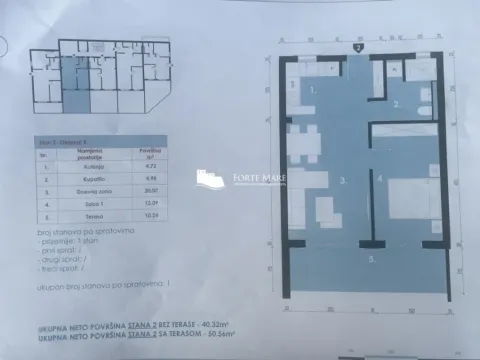 Prodaja, jednosoban stan, 50m², Baošići, Herceg Novi - image 6