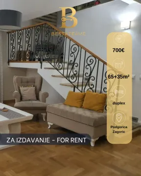 Izdavanje, stan, 100m², Zagorič, Podgorica - image 1