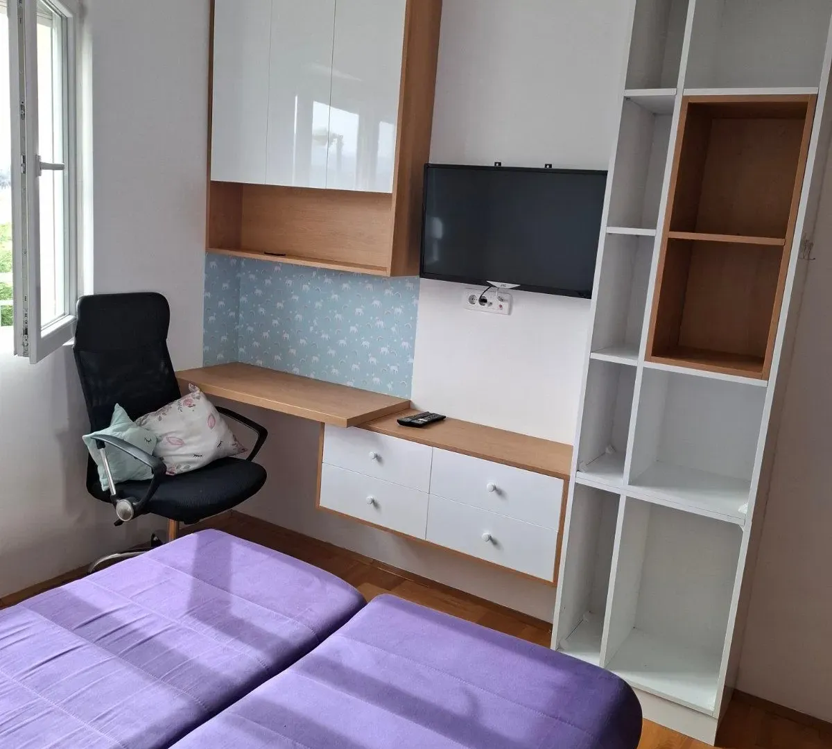 Izdavanje, jednosoban stan, 50m², Stari Aerodrom, Podgorica