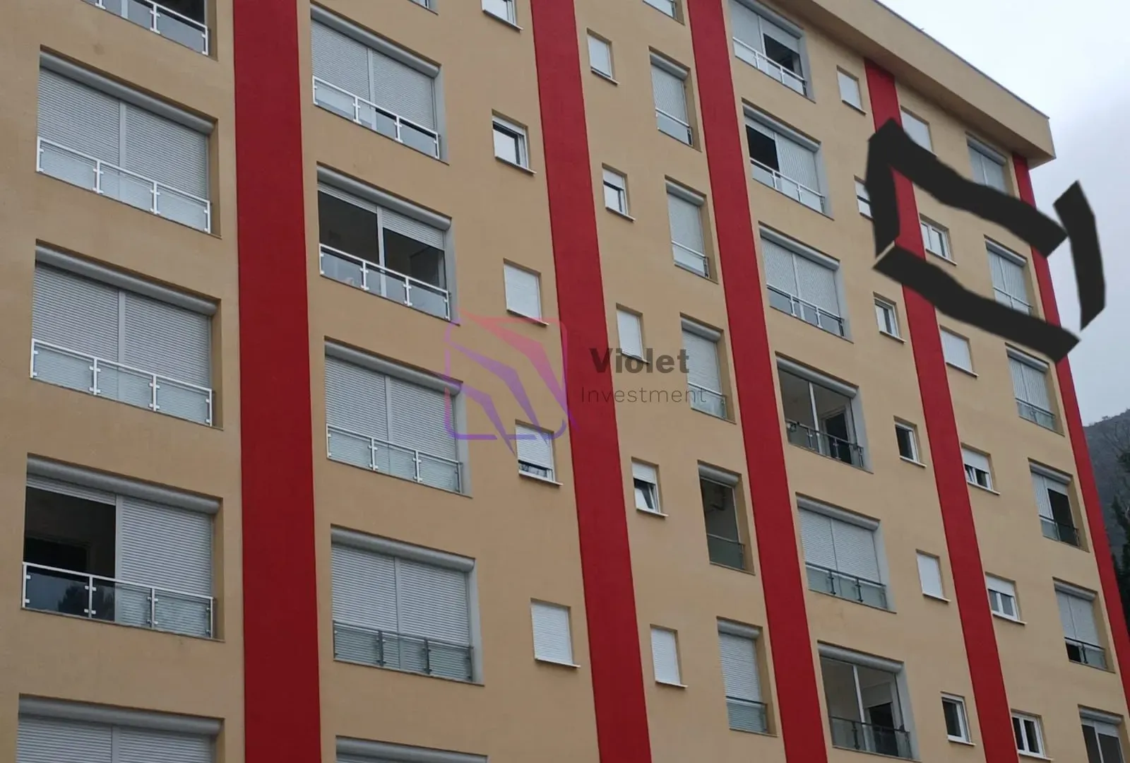 Sale, one bedroom apartment, 46m², Bečići, Budva