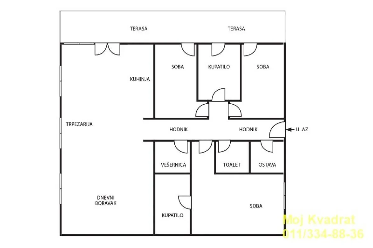 Sale, four bedroom apartment, 158m², Vračar Hram, Vračar Sve Podlokacije