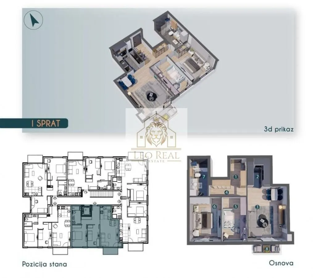 Prodaja, trosoban stan, 67m², Zemun Sve Podlokacije, Beograd