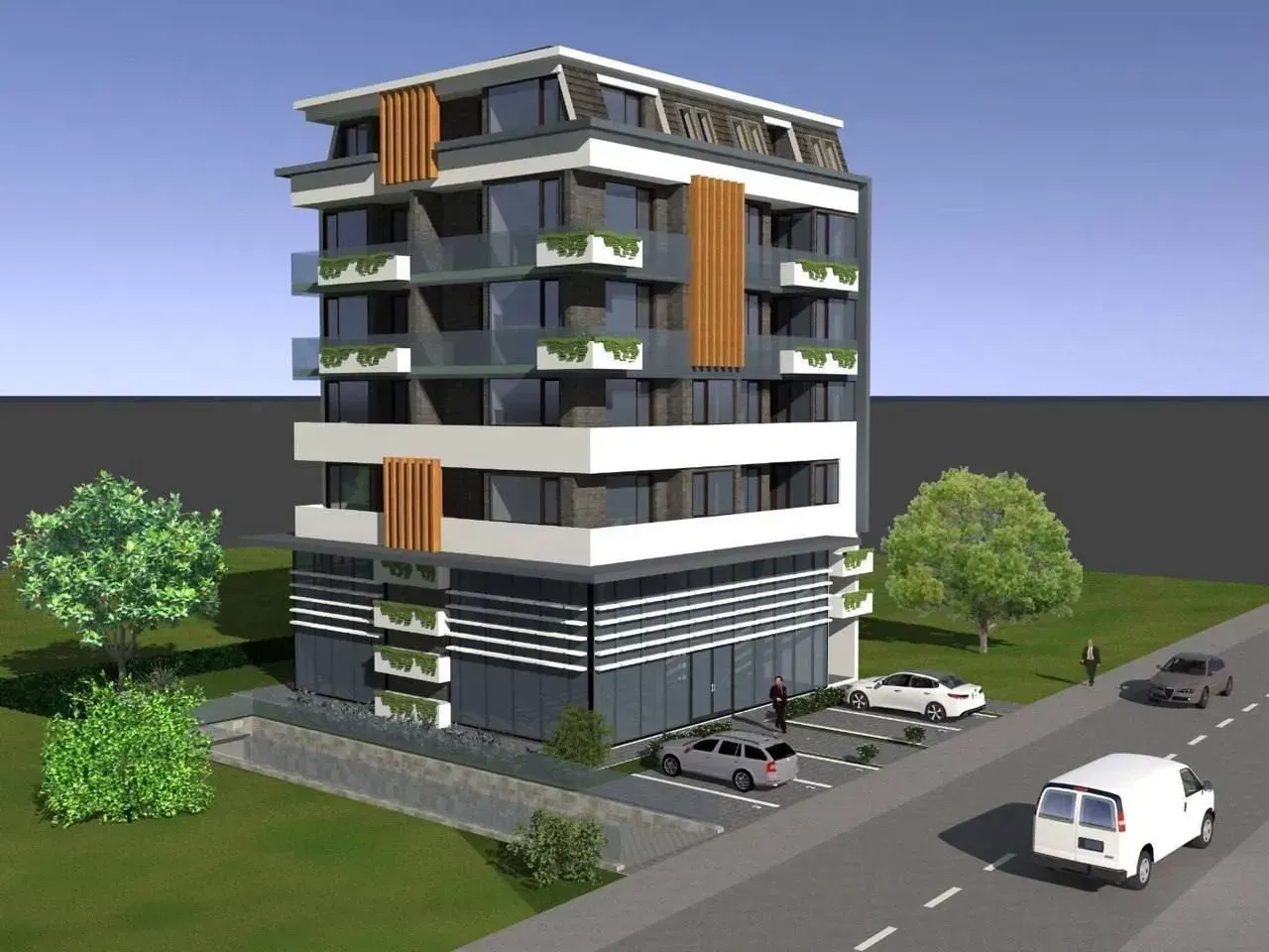 Prodaja, jednosoban stan, 43m², Krivi Most, Podgorica