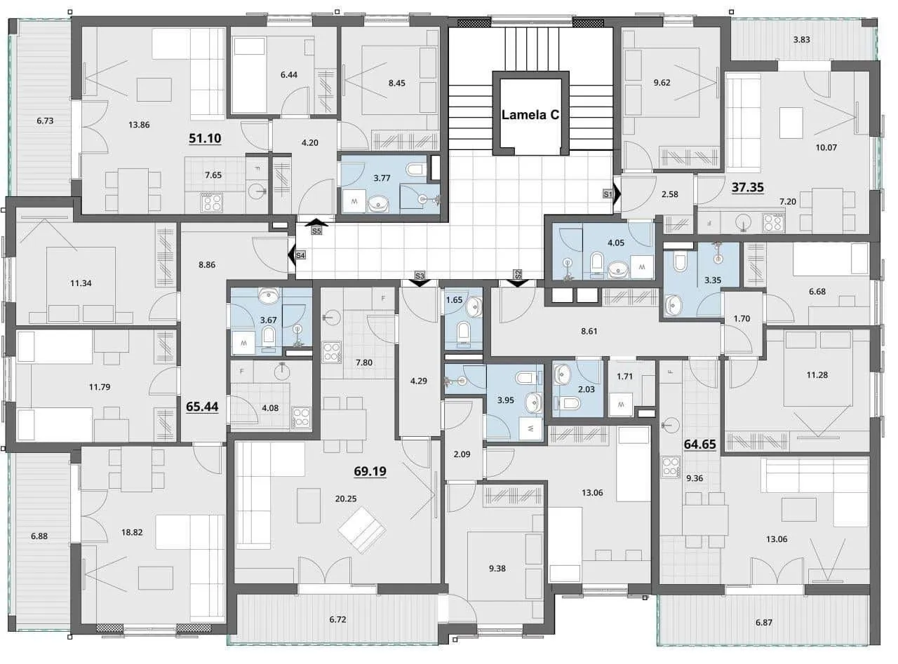Sale, apartment, 28m², Donja Lastva, Tivat