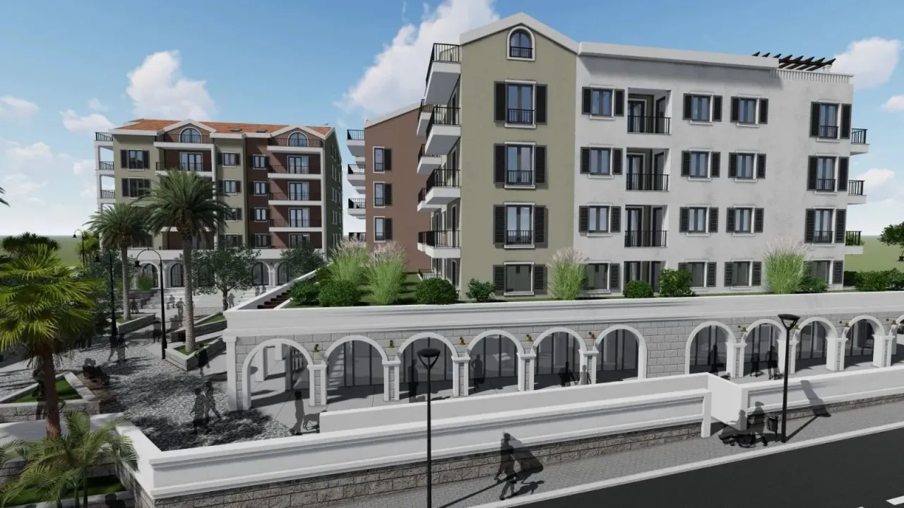 Prodaja, dvosoban stan, 68m², Donja Lastva, Tivat