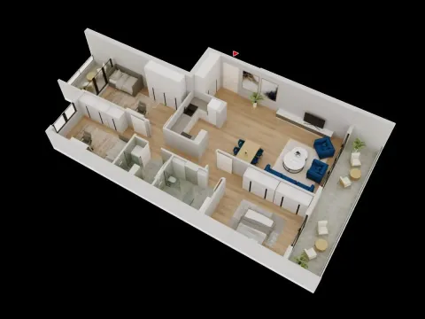 Prodaja, četvorosoban stan, 116m², Zemun Gornji Grad, Zemun Sve Podlokacije - image 3