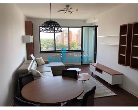 Living room with sofa set, dining table and access to the terrace. - image 12