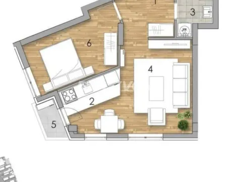 Prodaja, dvosoban stan, 44m², Podbara, Novi Sad Sve Podlokacije