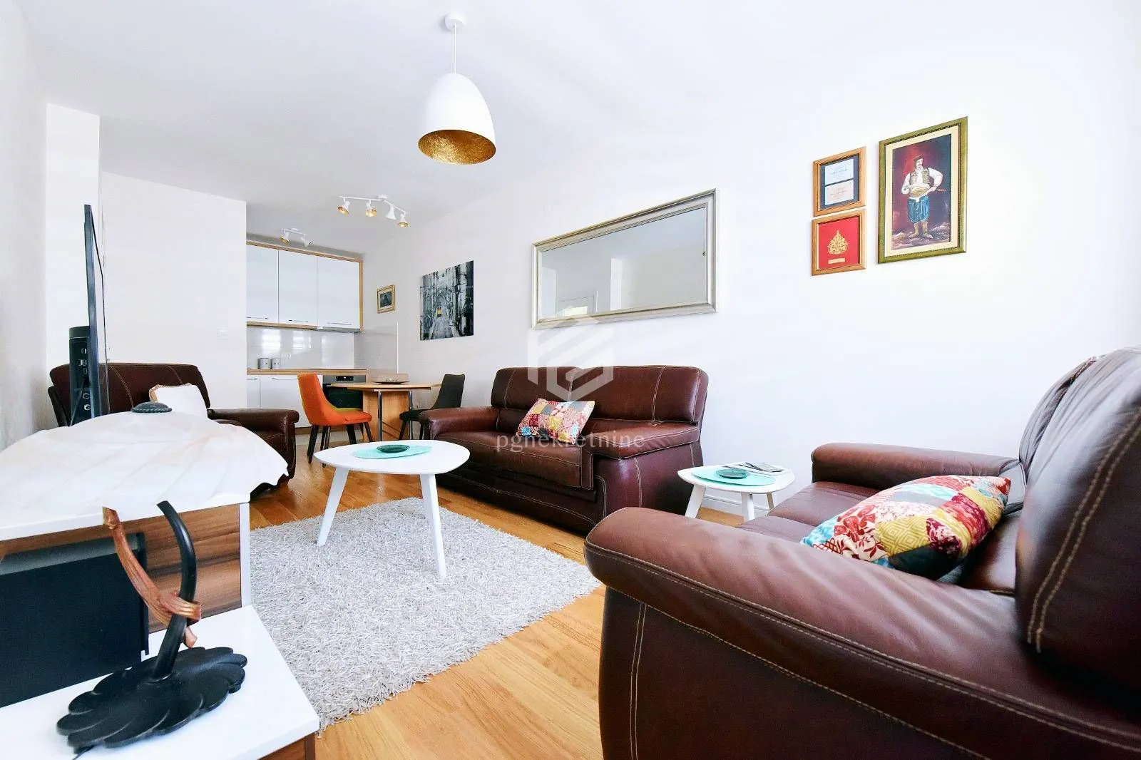 Rent, one bedroom apartment, 49m², Central Point, Podgorica