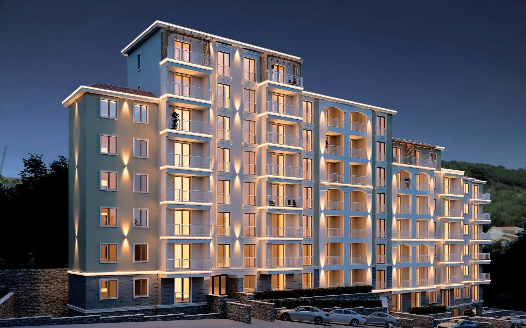 Prodaja, dvosoban stan, 95m², Bečići, Budva