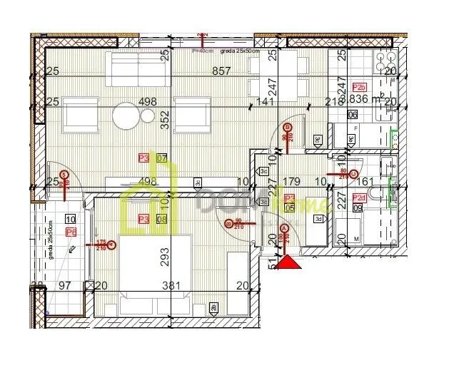 Prodaja, jednosoban stan, 47m², Donja Gorica, Podgorica