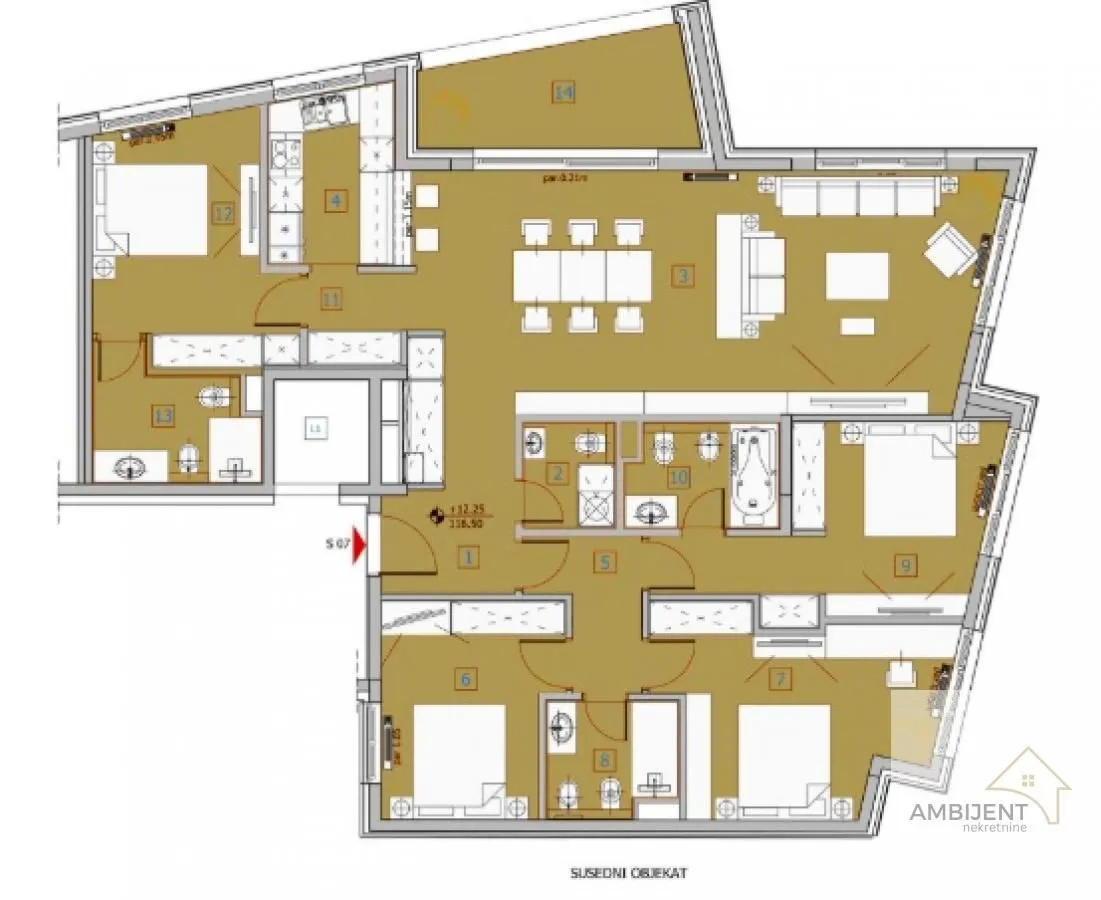 Prodaja, stan, 141m², Stari Grad, Beograd