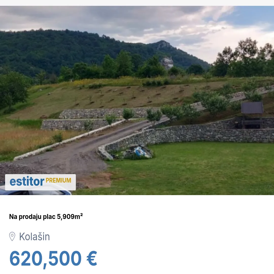 Sale, land lot, 5909m², Kolašin, Crna Gora
