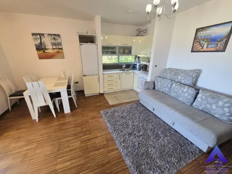 Dnevni boravak sa garniturom, trpezarijom i ugradnom kuhinjom. - image 6