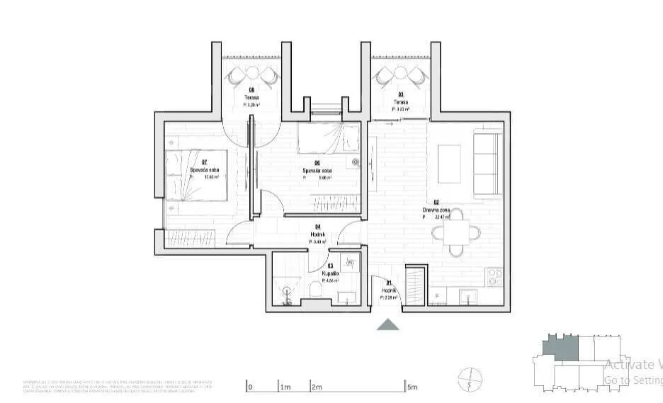 Sale, one bedroom apartment, 59m², Kolašin, Crna Gora