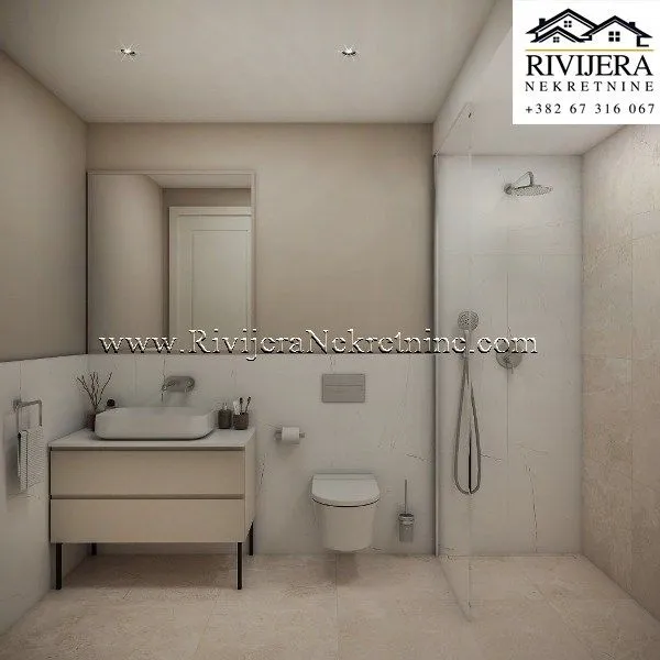 Prodaja, jednosoban stan, 59m², Tivat, Crna Gora