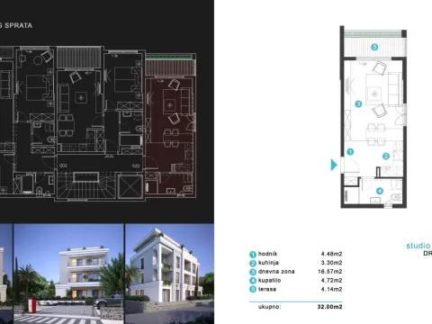 Prodaja, stan, 32m², Tivat, Crna Gora - image 2