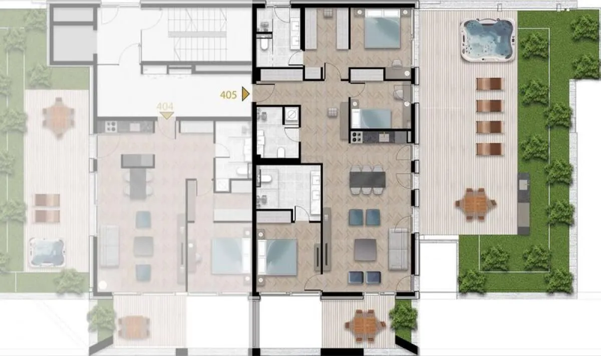 Sale, three bedroom apartment, 231m², Tivat, Crna Gora