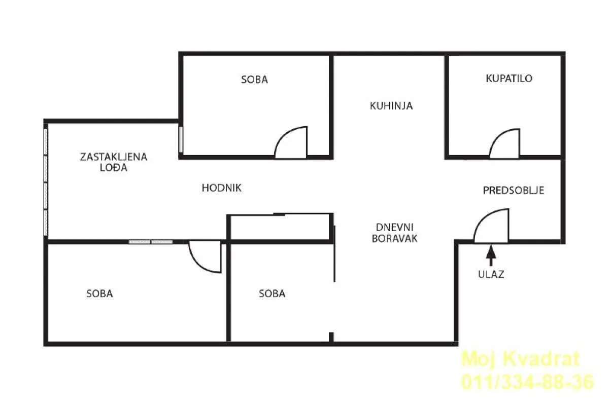 Sale, two bedroom apartment, 53m², Botanička Bašta, Palilula Sve Podlokacije