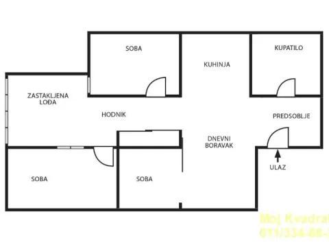Prodaja, dvosoban stan, 53m², Botanička Bašta, Palilula Sve Podlokacije - image 16