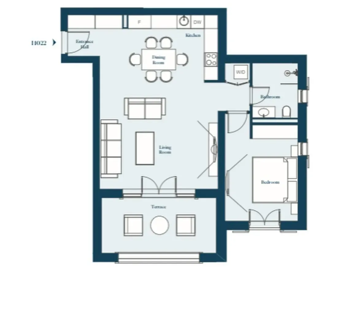 Prodaja, jednosoban stan, 77m², Luštica, Tivat