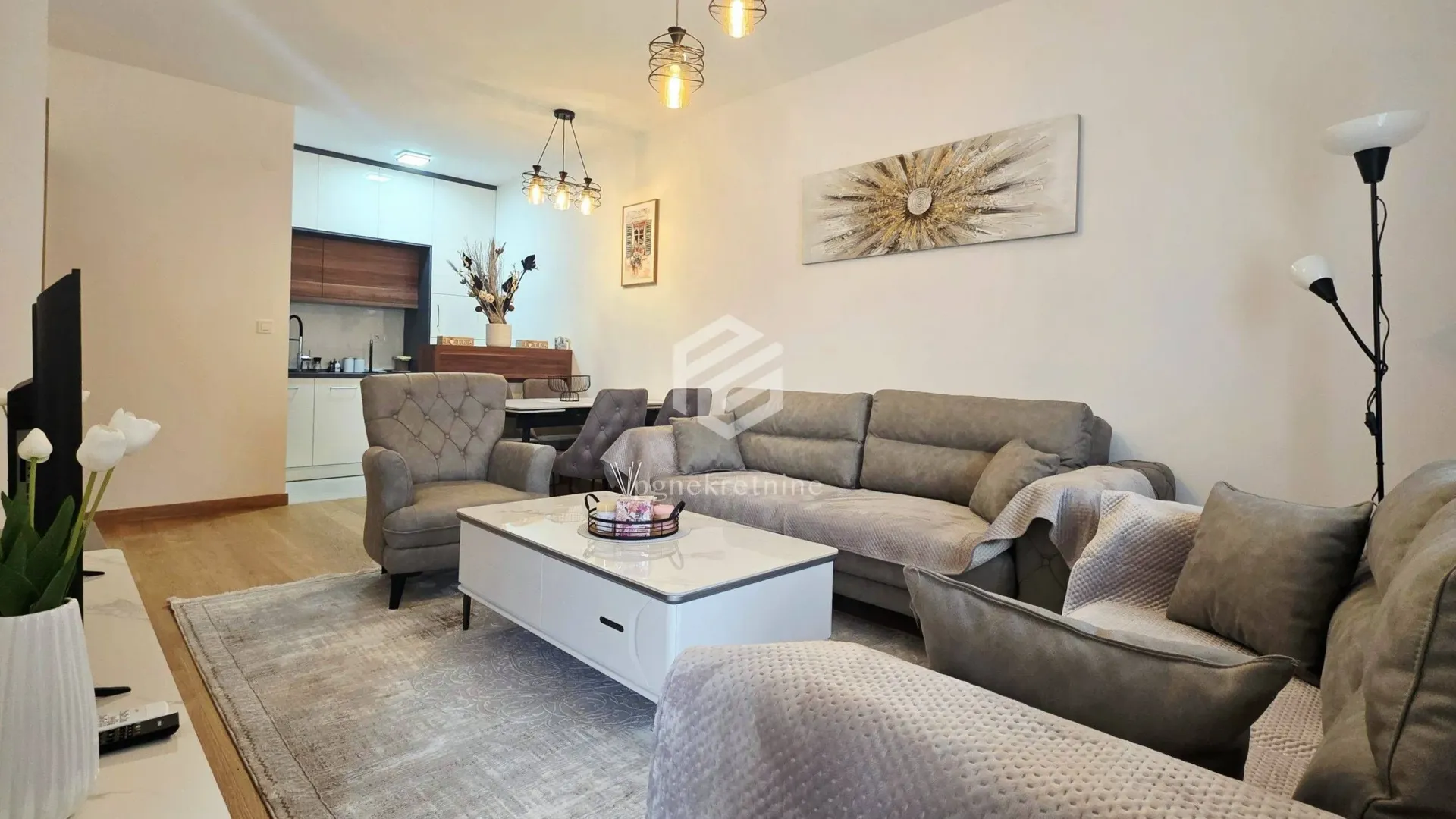 Rent, one bedroom apartment, 48m², City Kvart, Podgorica