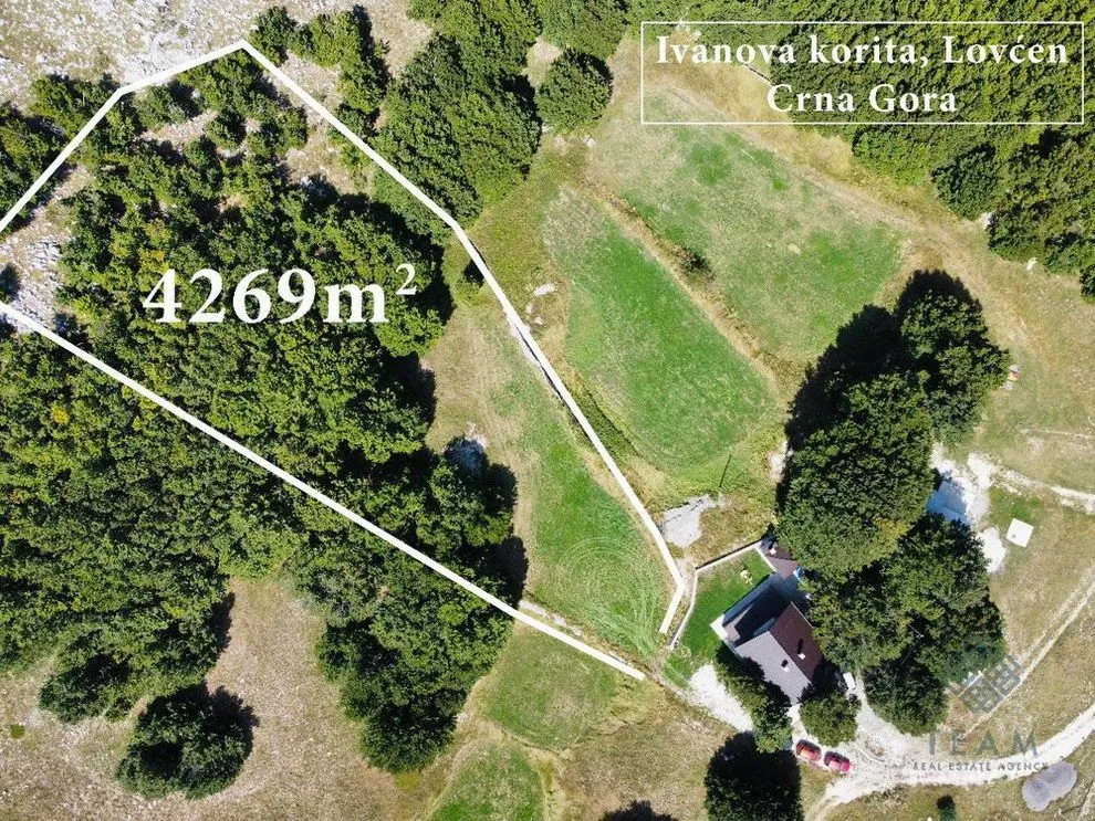 Prodaja, plac, 4269m², Ivanova Korita, Cetinje