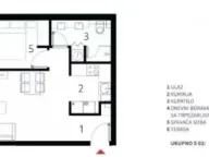 One Bedroom Apartment for Sale, 46m2, Palilula, Niš