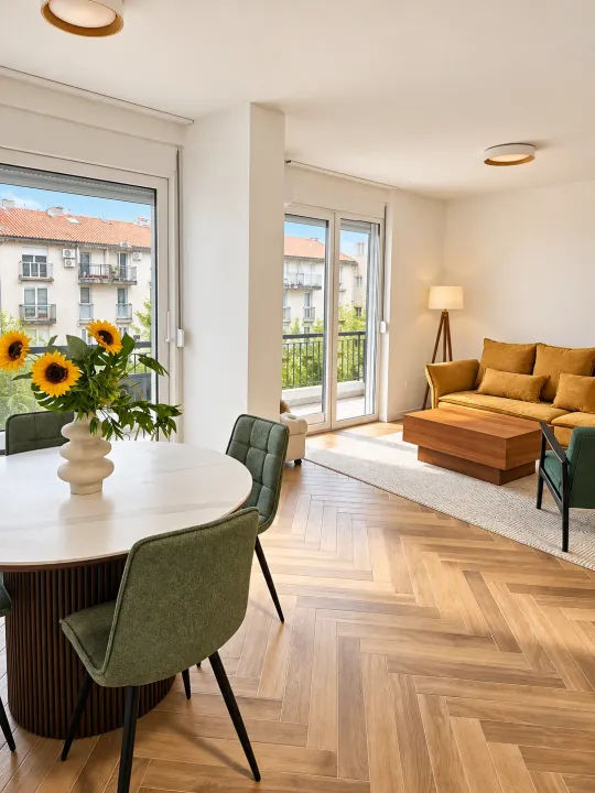 Rent, two bedroom apartment, 70m², Dobrota, Kotor
