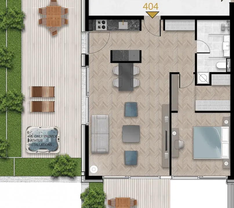 Prodaja, jednosoban stan, 126m², Tivat, Crna Gora