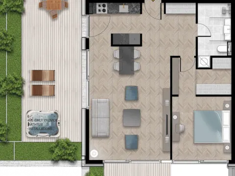 Prodaja, jednosoban stan, 126m², Tivat, Crna Gora