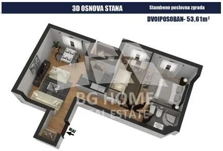 Prodaja, dvosoban stan, 54m², Lučani, Srbija