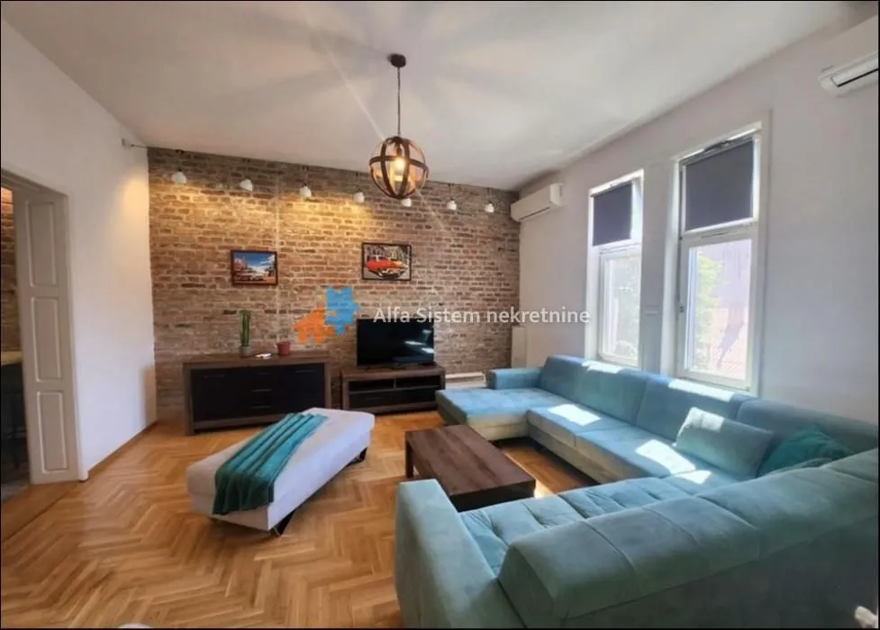 Izdavanje, dvosoban stan, 55m², Savski Venac, Beograd
