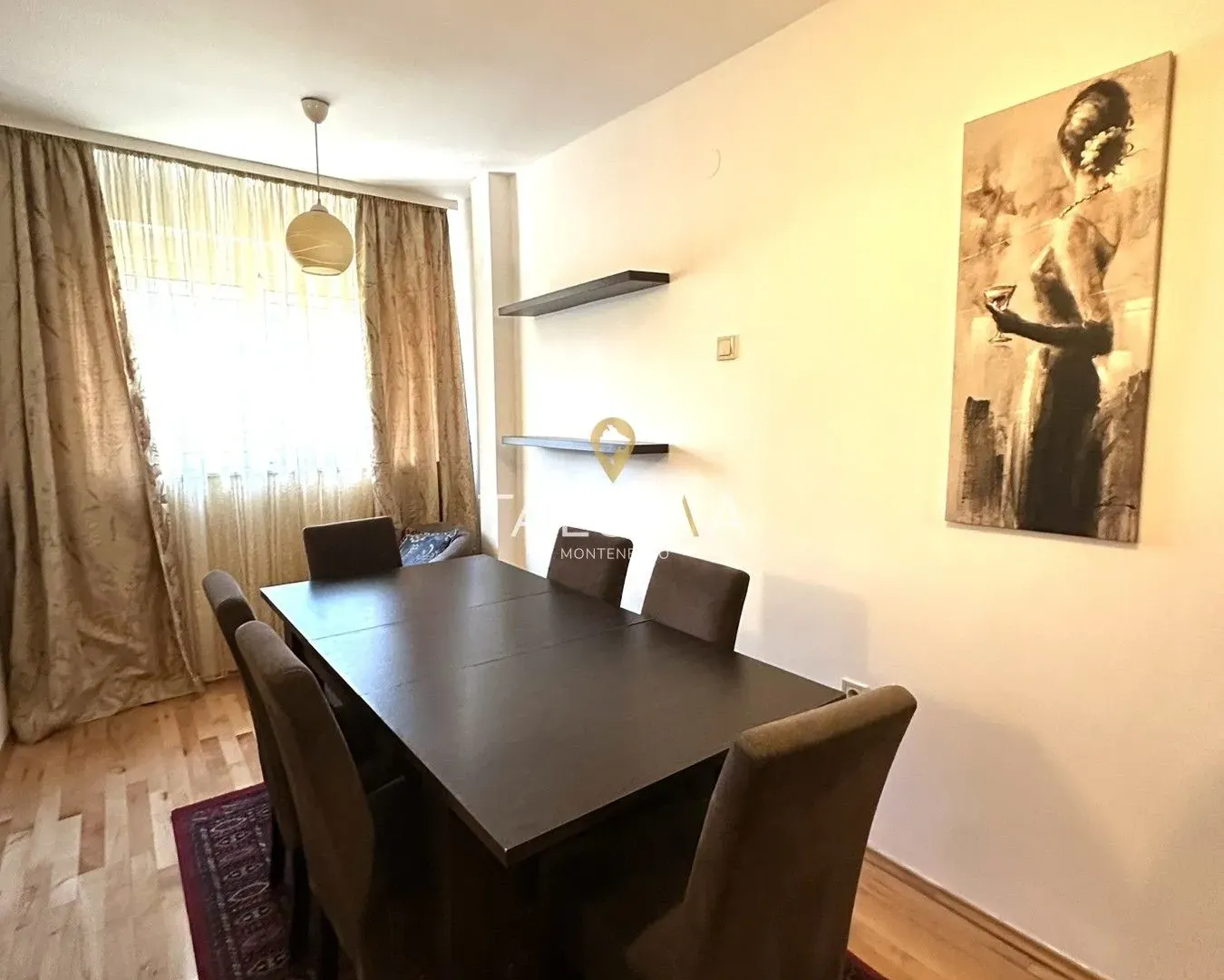 Rent, one bedroom apartment, 59m², Blok 5, Podgorica