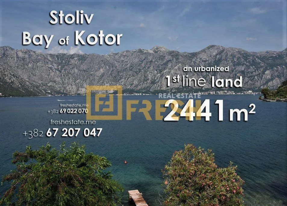 Prodaja, plac, 2441m², Kotor, Crna Gora