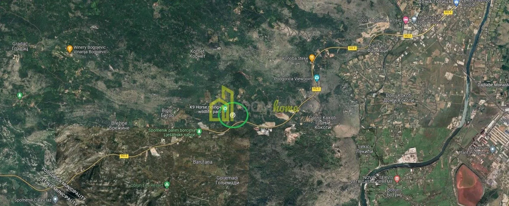 Prodaja, plac, 30414m², Podgorica, Crna Gora