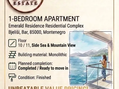 Sale, one bedroom apartment, 57m², Bjeliši, Bar - image 12