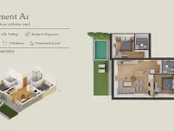 Prodaja, jednosoban stan, 55m2, Stoliv, Kotor