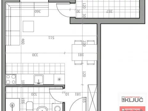 Prodaja, jednosoban stan, 34m², Sremska Kamenica, Petrovaradin