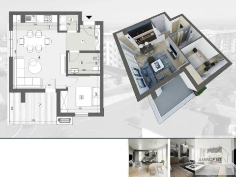 Sale, two bedroom apartment, 55m², Stari Banovci, Stara Pazova - image 9