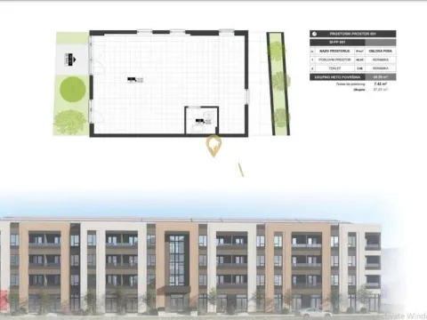 Sale, office space, 57m², Zabjelo, Podgorica - image 2