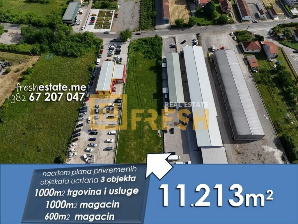 Prodaja, plac, 11213m², Tološi, Podgorica
