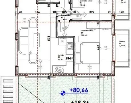 Prodaja, dvosoban stan, 116m², Dubovica, Budva - image 3