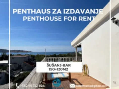 Izdavanje, trosoban stan, 270m², Šušanj, Bar - image 1