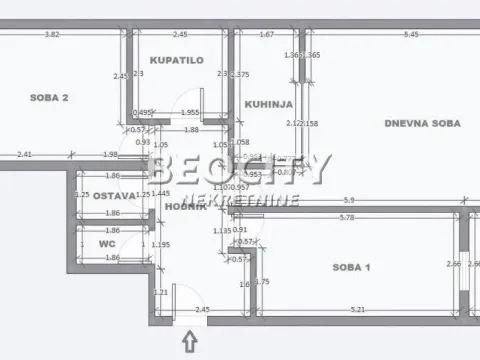 Sale, four bedroom apartment, 89m², Petrovaradin, Novi Sad - image 14